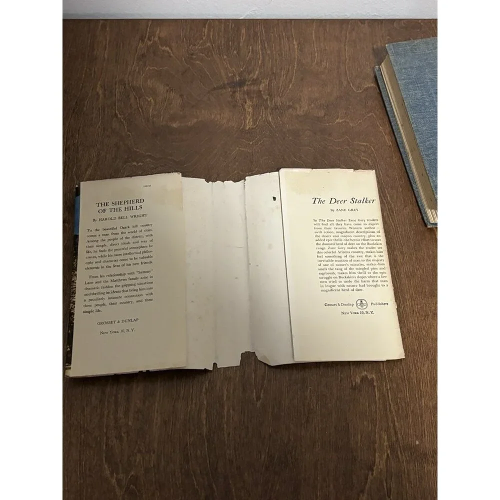 Harold Bell Wright Hardcover The Shepherd of the Hills Stamped Autograph 1970 - Picture 10 of 10